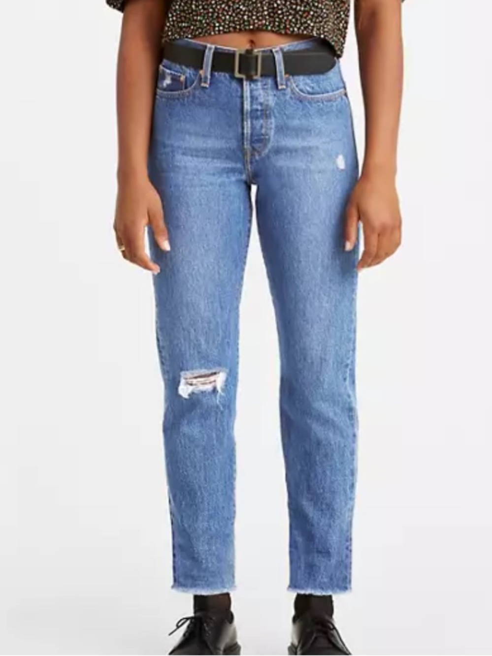 Levi’s Premium Wedgie Icon Fit Ankle Jeans
